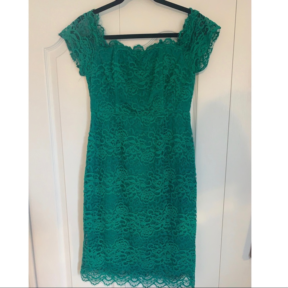 Revolve RSVP by BB Dakota Green Lace Dress